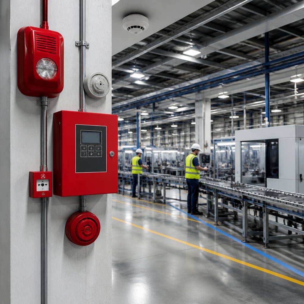 Fire Alarm System for Industrial and Manufacturing Facilities in Illinois
