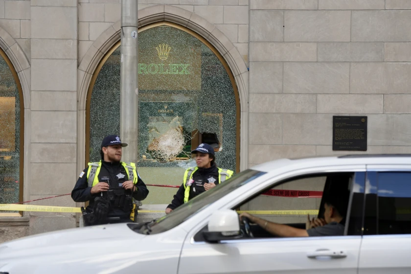 Six Charged in Rolex Smash-and-Grab