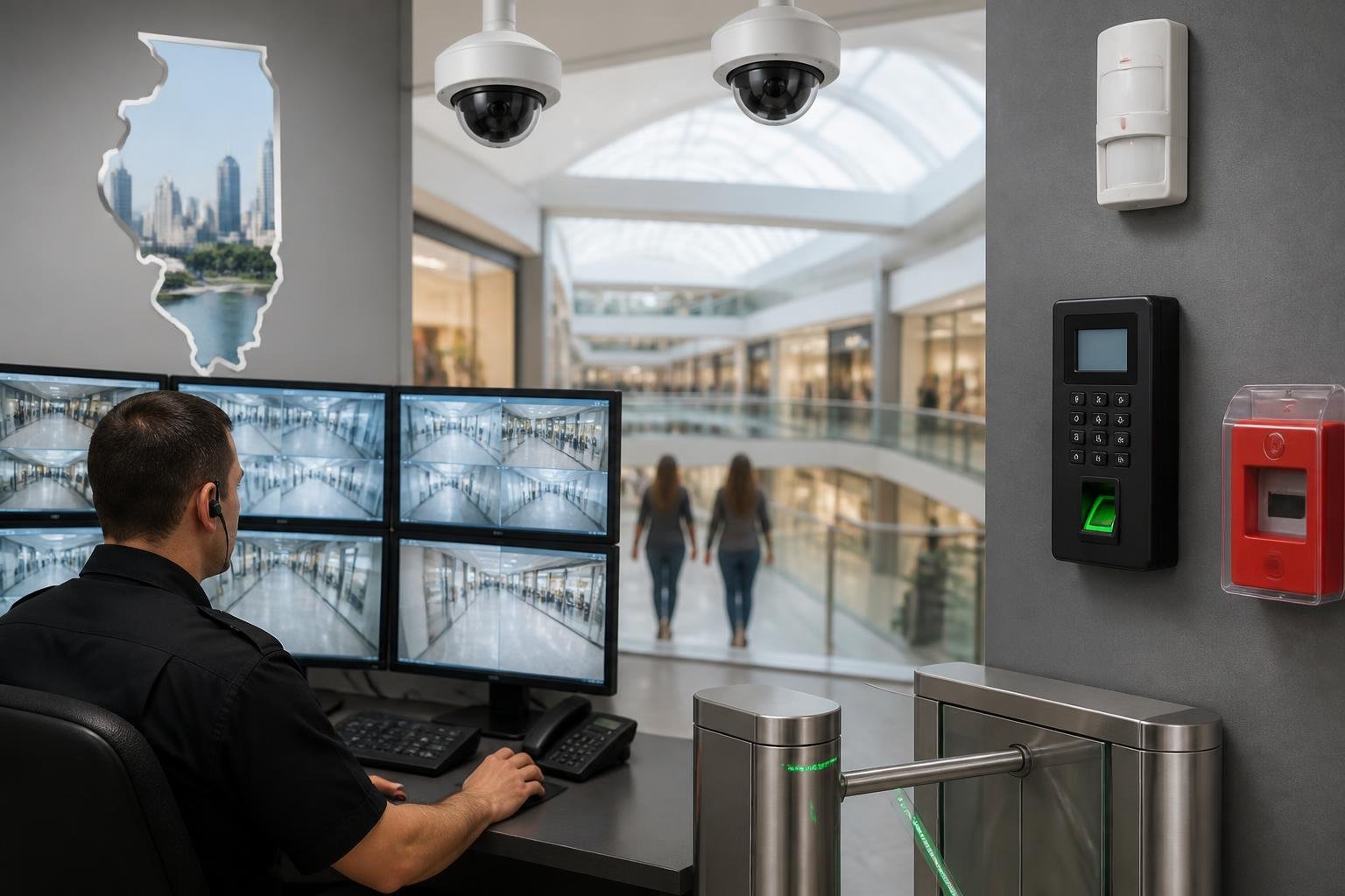 Complete Security System Guide for Shopping Malls in Illinois