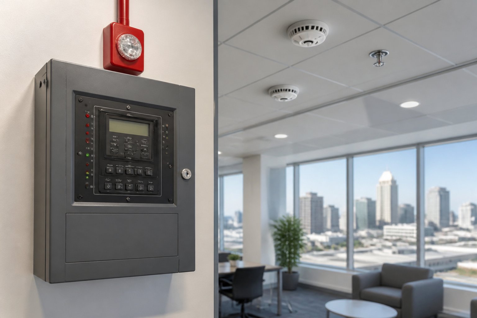 Commercial Fire Alarm System for Illinois Business