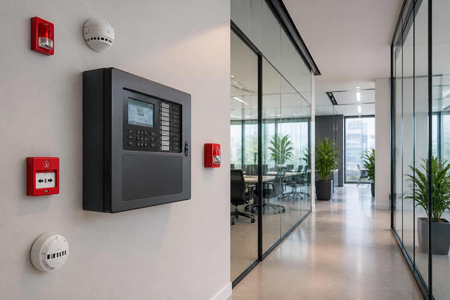 Fire Alarm System for Office Building in Illinois