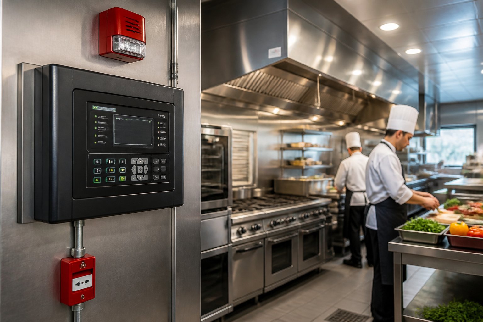 Fire Alarm System for Restaurants and Food Service in Illinois
