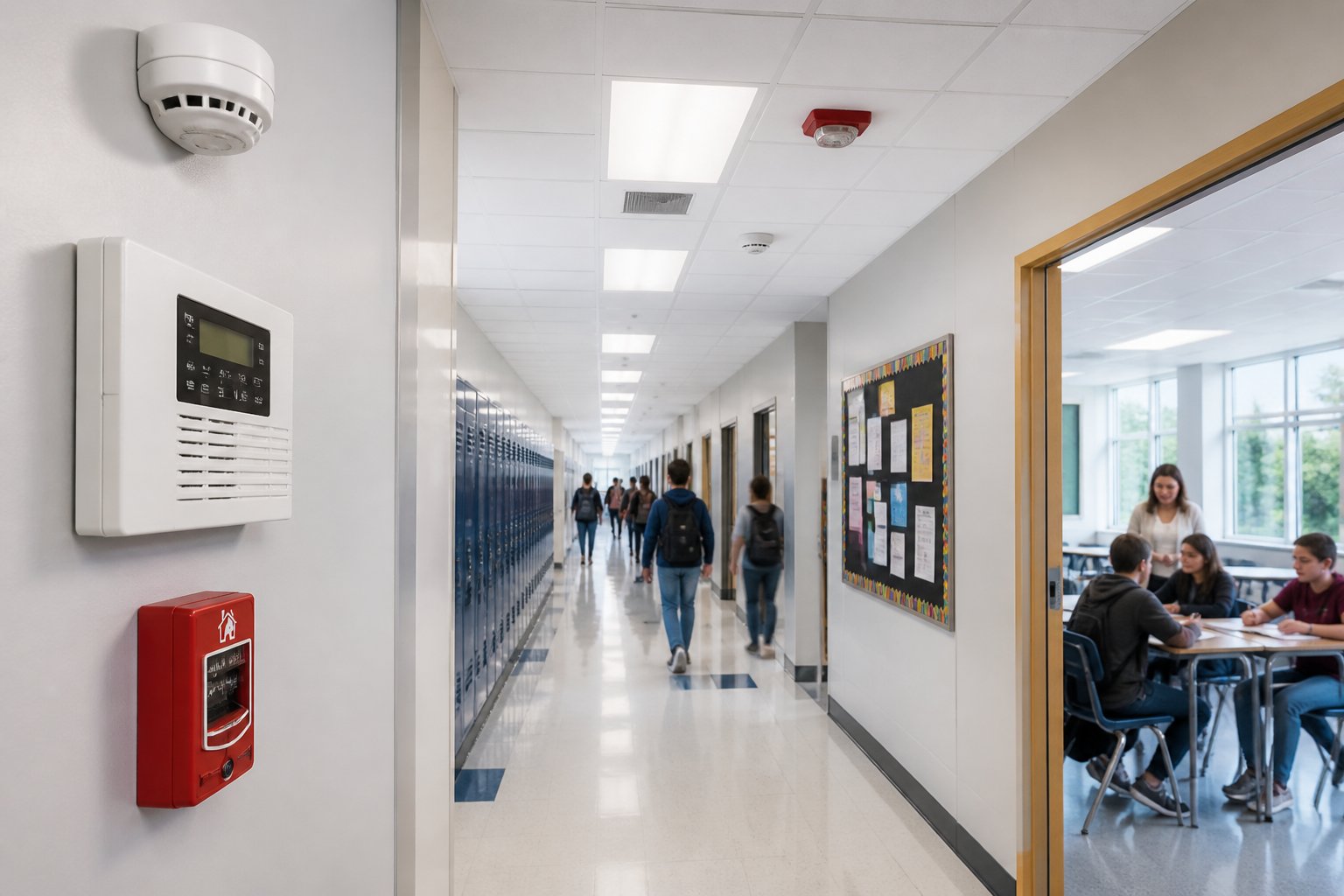 Fire Alarm System for School and Educational Facilities in Illinois
