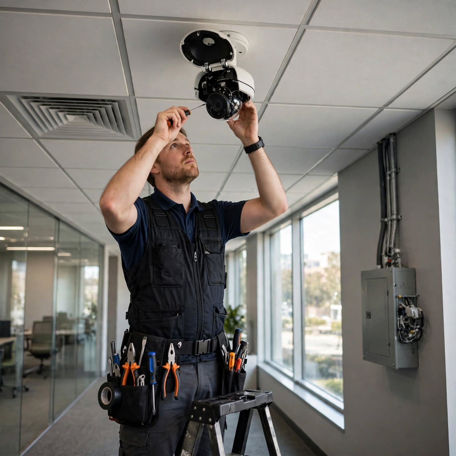 Commercial Security Camera Maintenance in Illinois