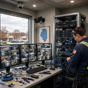Commercial Security Camera System Cost in Illinois