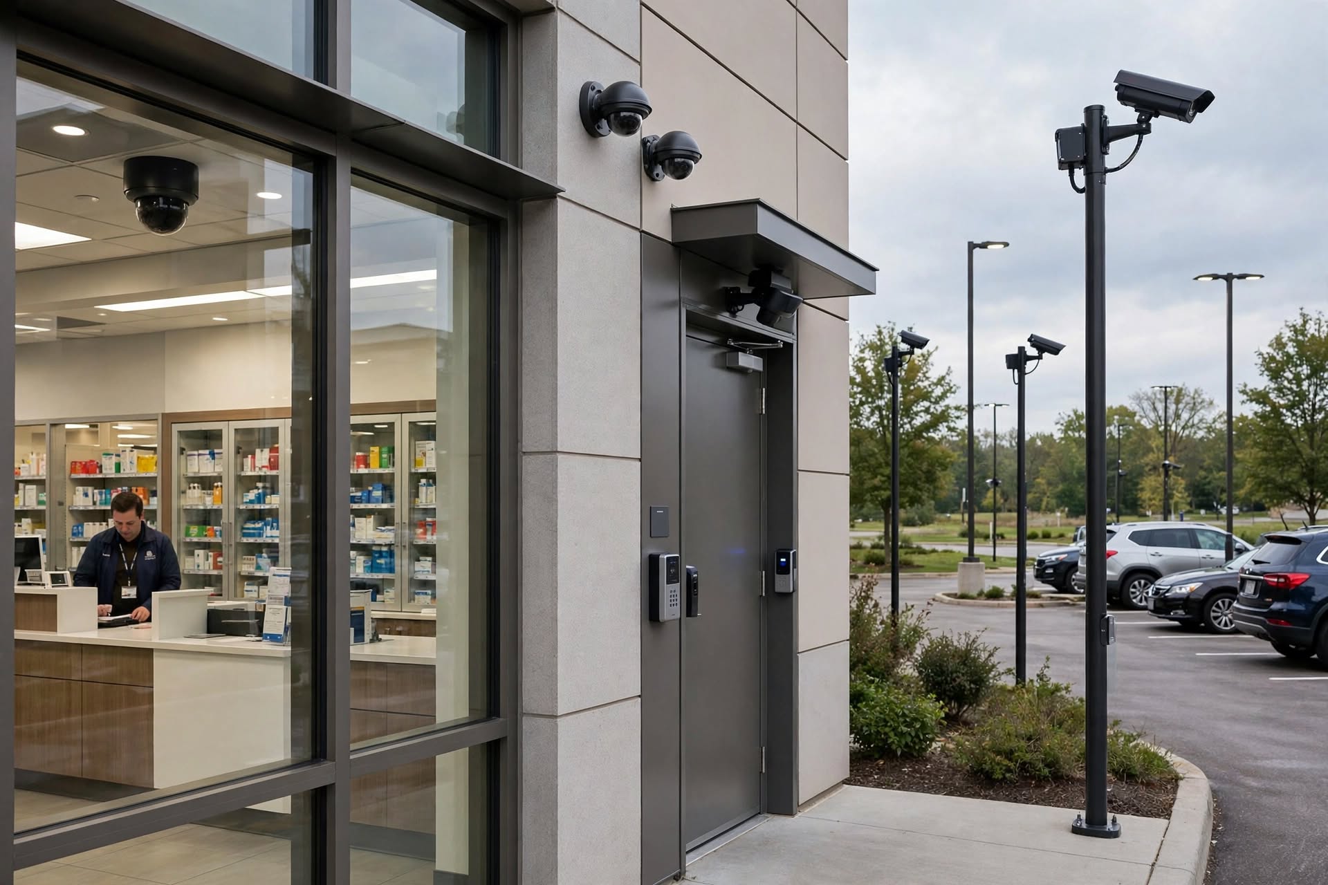 Commercial Security Camera for Healthcare Facilities in Illinois