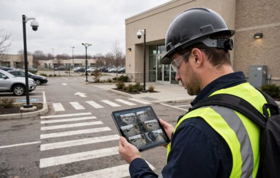 Commercial Security Cameras for Parking Lot in Illinois