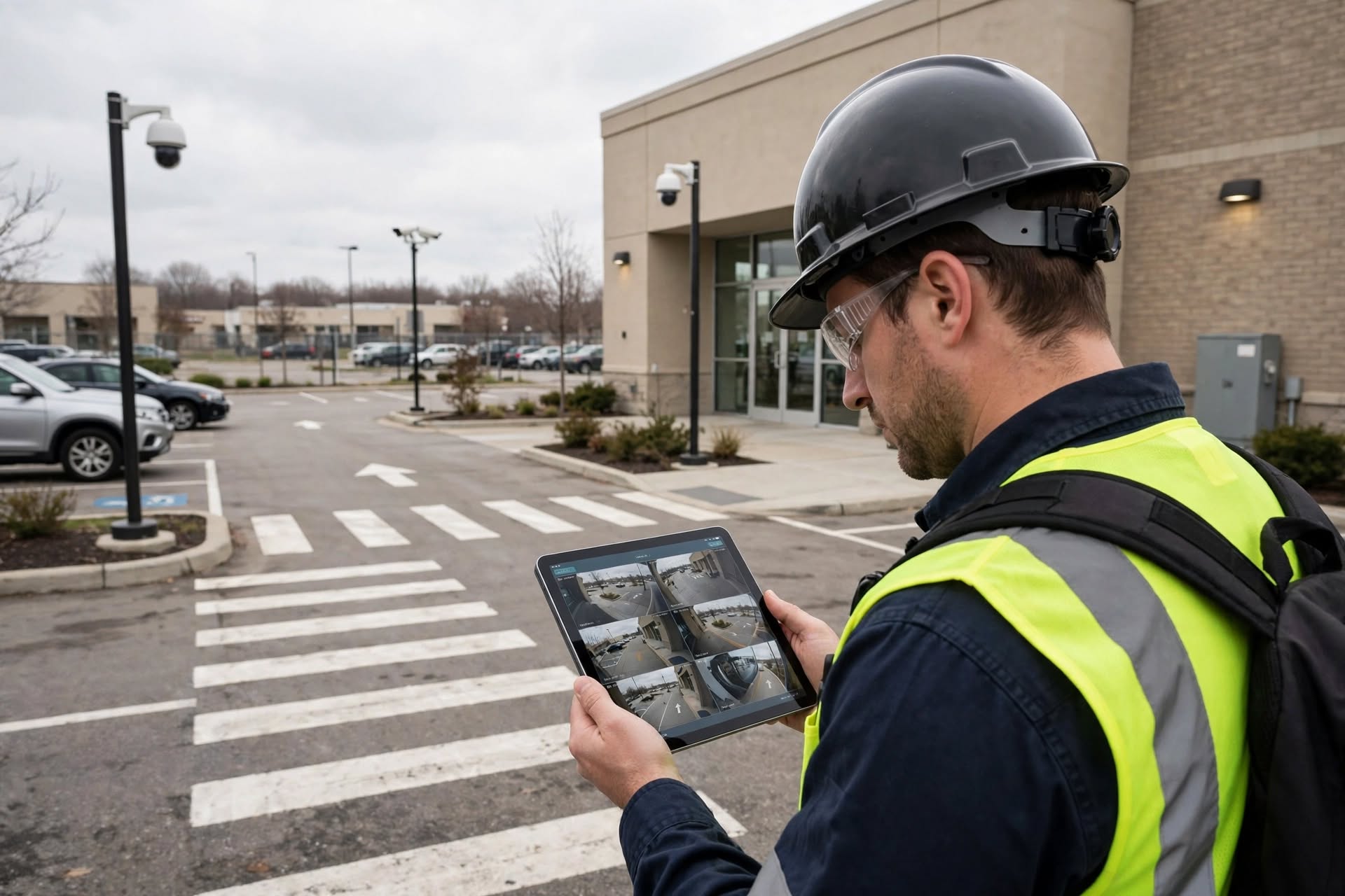 Commercial Security Cameras for Parking Lot in Illinois