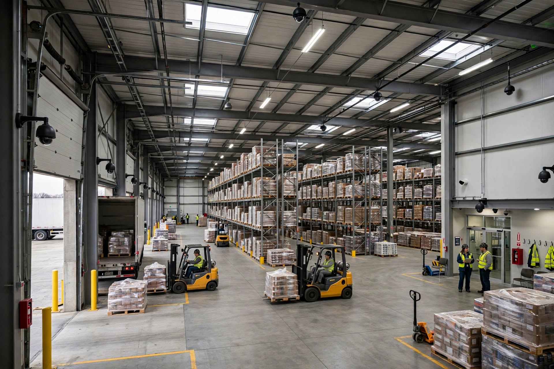 Commercial Security Cameras for Warehouse in Illinois